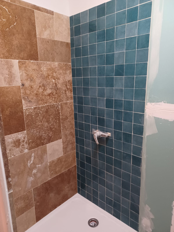 Transformation d'une douche -  - Juganu Rénovation