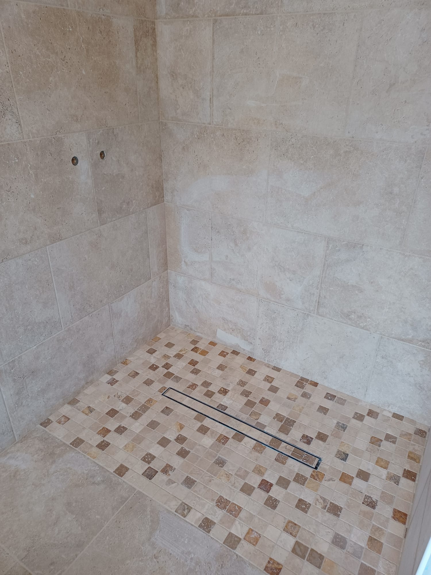Douche à l'italienne : fusion de fonctionnalité et de style - 